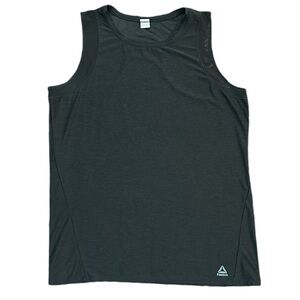 Reebok  Black Muscle Tee with Mesh Trim Size Large